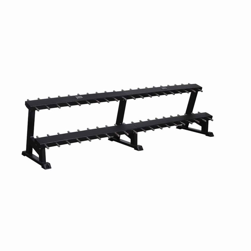 Gymleco 440F-2400 Dumbbell Rack, 10 Pairs, 2,4 m