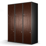 Gymleco SL6 Gym Locker, 6 L-shaped doors