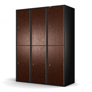 Gymleco SN6 Gym Locker, 6 N-shaped doors