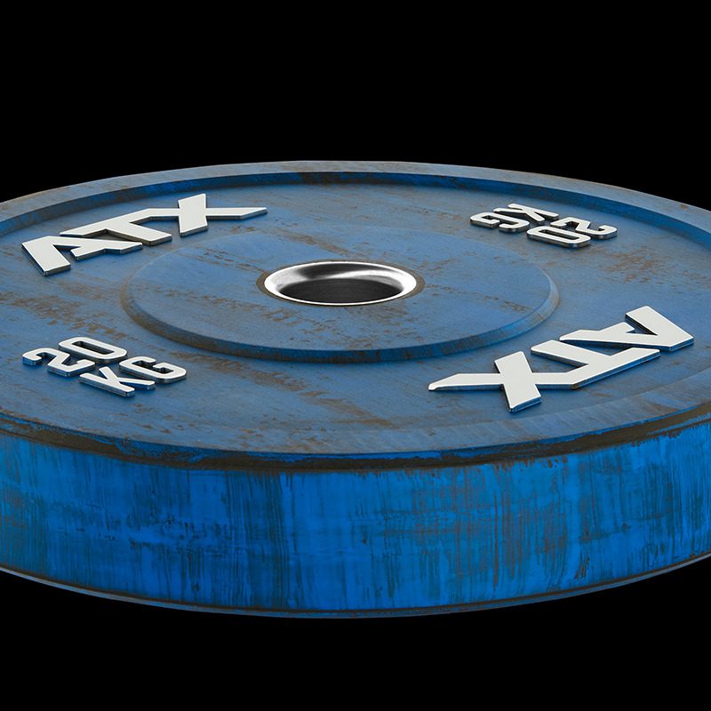 Note on the horizontal bumper plate: Dimensions and color according to international standards.