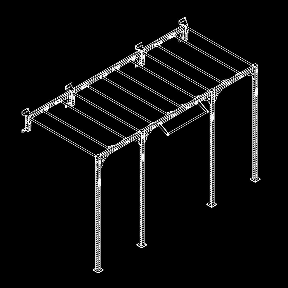 The picture shows a sketch of the schematic Wall Rig construction