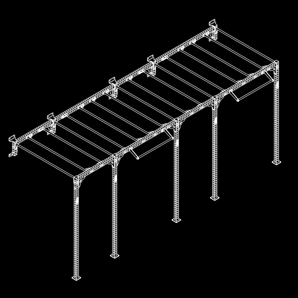 The picture shows a sketch of the schematic Wall Rig construction