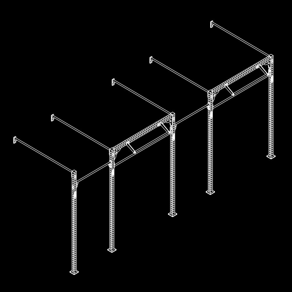 The picture shows a sketch of the schematic Wall Rig construction