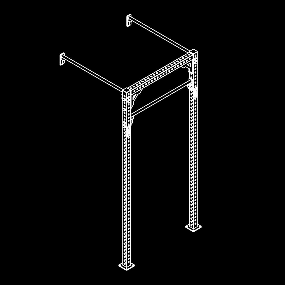 The picture shows a sketch of the schematic Wall Rig construction