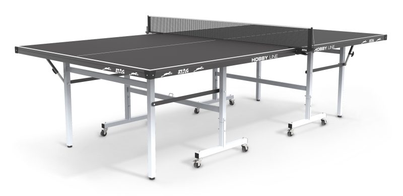 Τραπέζι Ping Pong Εσωτερικού Χώρου Hobby - Μαύρο | Fitnesspro.gr
