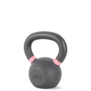 Kettlebell Cast Iron 8 kg - Μαύρο / Ροζ | Fitnesspro.gr