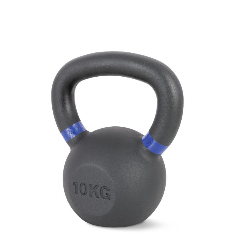 Kettlebell Cast Iron 10 kg - Μαύρο / Μπλε | Fitnesspro.gr