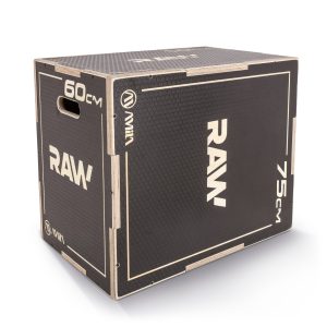 Πλειομετρικό Κουτί Plyo Box Raw Tempo 50x60x75 cm - Μαύρο | Fitnesspro.gr