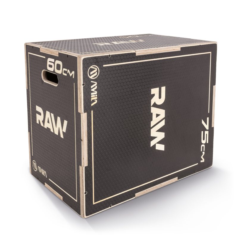 Πλειομετρικό Κουτί Plyo Box Raw Tempo 50x60x75 cm - Μαύρο | Fitnesspro.gr