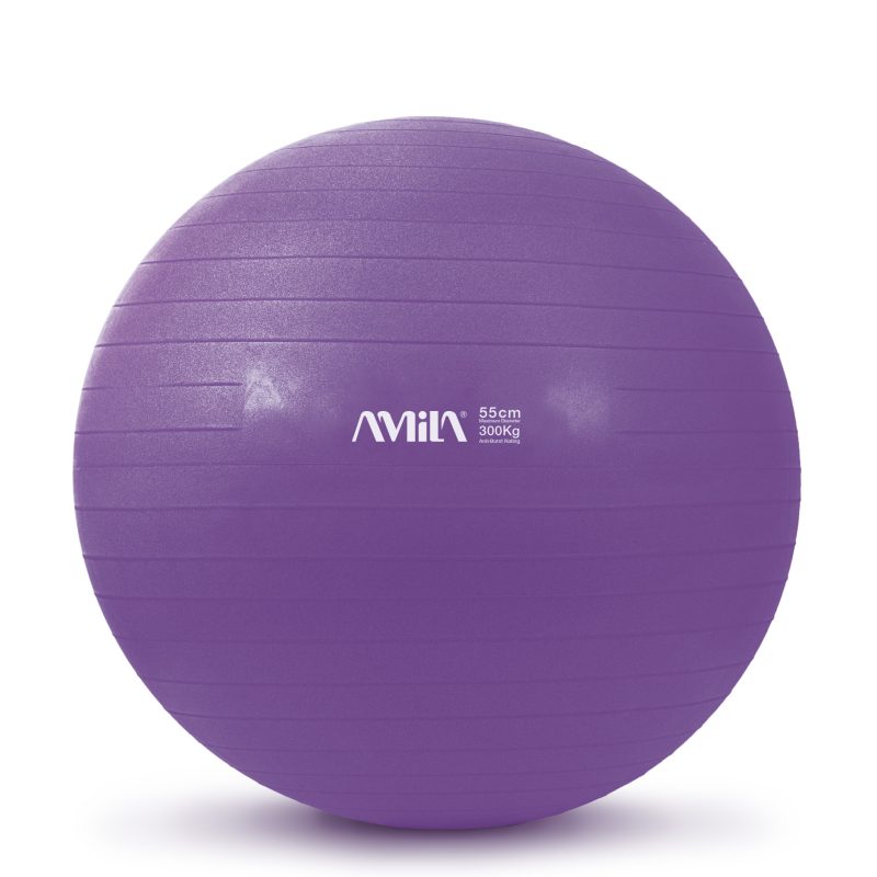 Μπάλα Γυμναστικής 55 cm - Μωβ | Fitnesspro.gr
