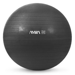 Μπάλα Γυμναστικής 75 cm - Μαύρη | Fitnesspro.gr