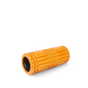 AMILA Foam Roller Plexus Φ14x33cm Πορτοκαλί/Μαύρο | Fitnesspro.gr