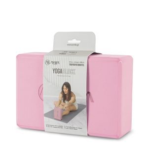 Τούβλο Yoga AMILA Brick Ροζ | Fitnesspro.gr