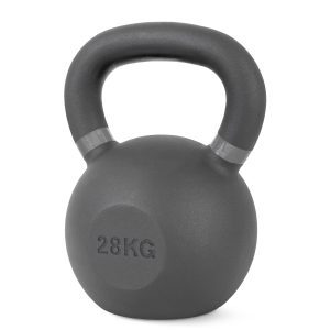 Kettlebell Cast Iron 28 kg - Μαύρο / Γκρι | Fitnesspro.gr