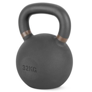 Kettlebell Cast Iron 32 kg - Μαύρο / Καφέ | Fitnesspro.gr
