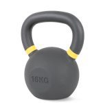 Kettlebell Cast Iron 16 kg - Μαύρο / Κίτρινο | Fitnesspro.gr